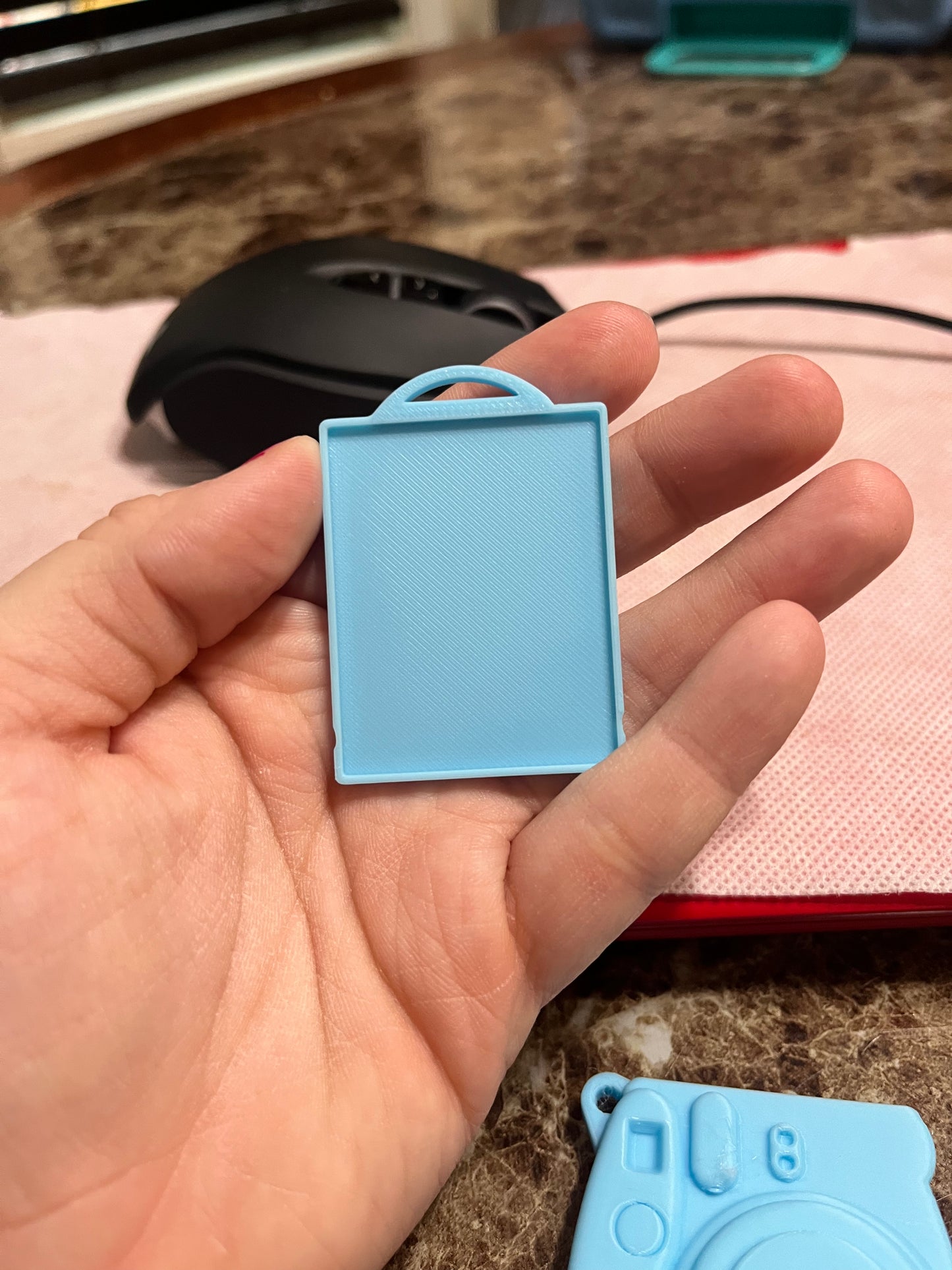 INSTAX mini camera keychain