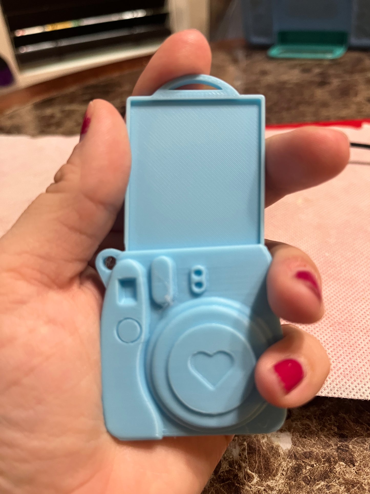 INSTAX mini camera keychain
